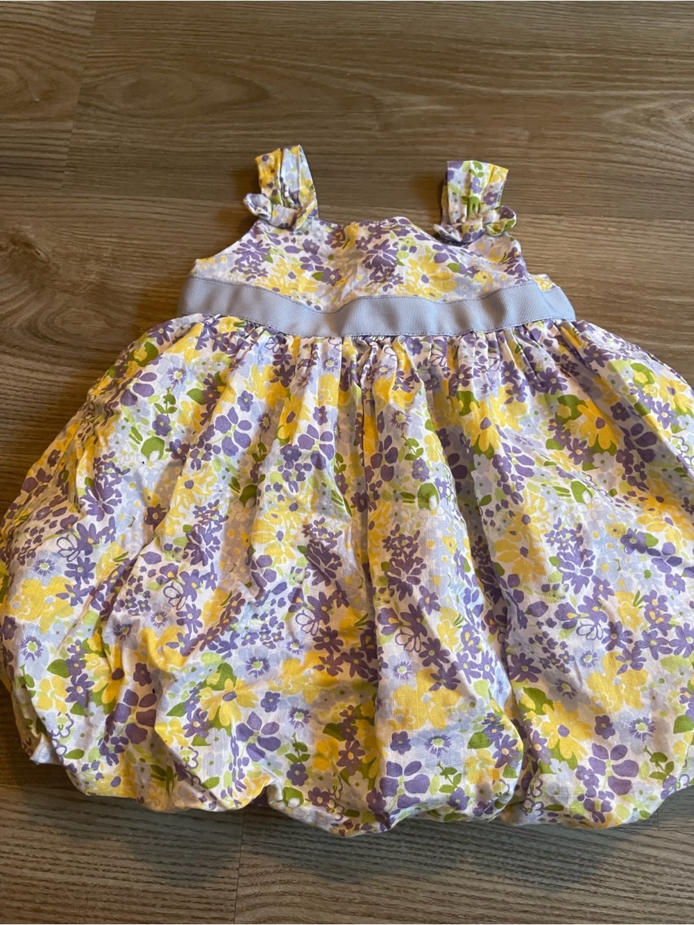 Crazy 8 Floral Bubble Dress 6-12M | Vintage Cottagecore Sundress Boho Chic
